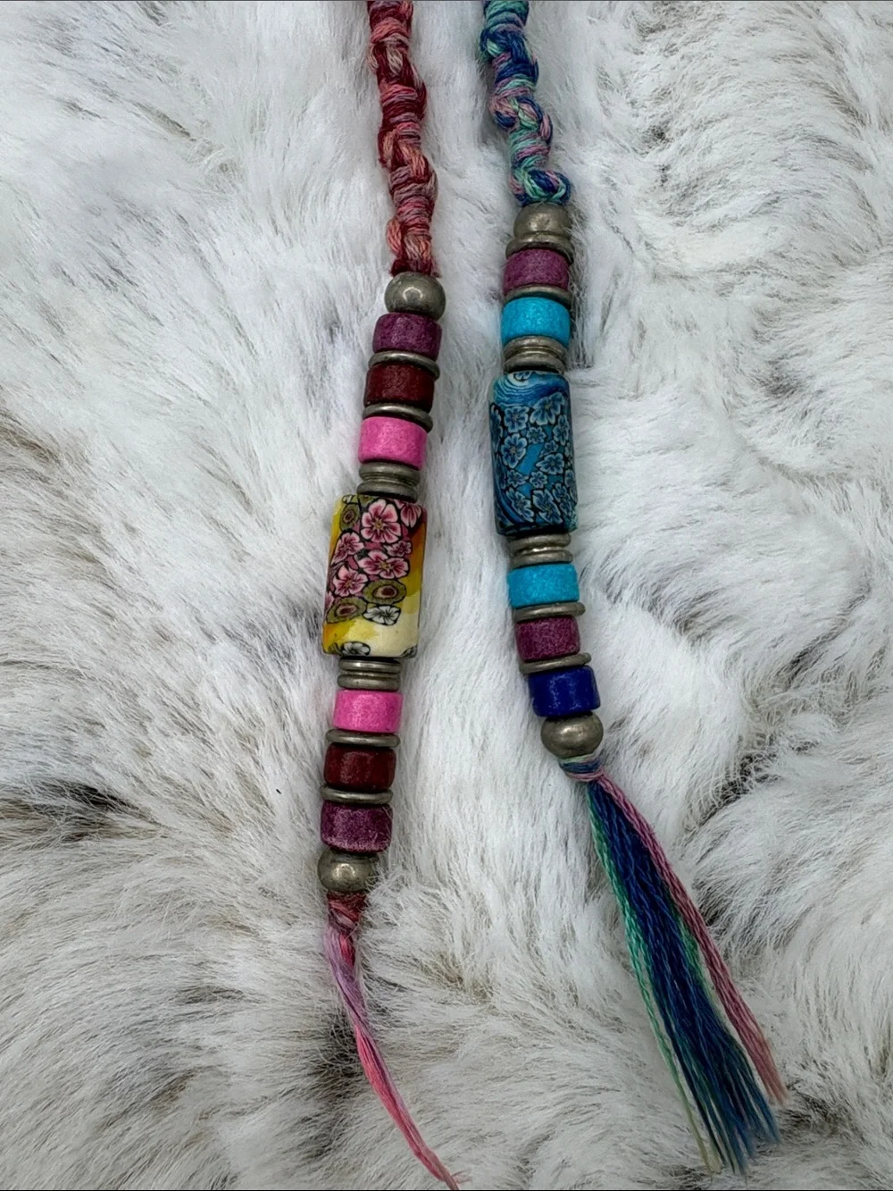 Caribbean Handmade Boho Hair Wraps Beaded Hair Jewelry Braided Accessories Set